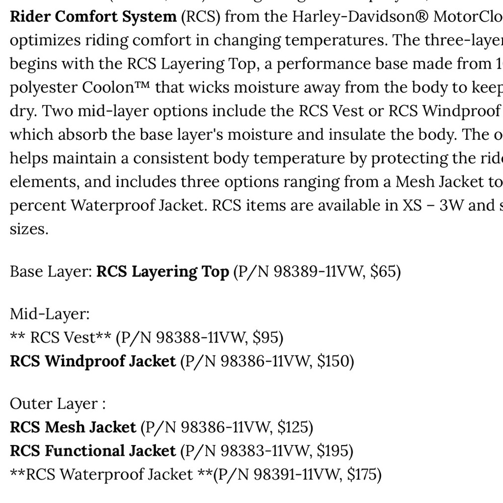 Harley Davidson Riding Jacket (RCS) - Picture 14 of 14